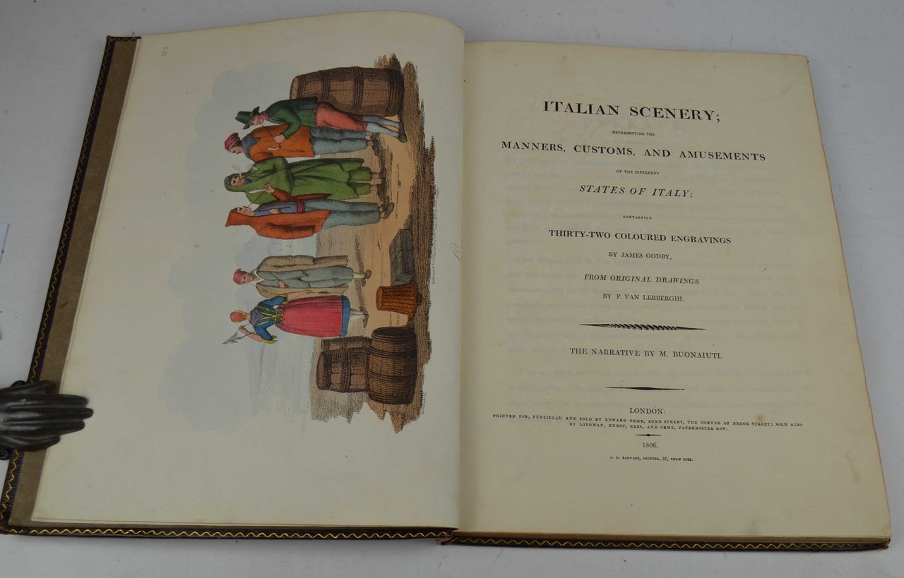 Italian scenery; representing the manners, customs and amusements of the …