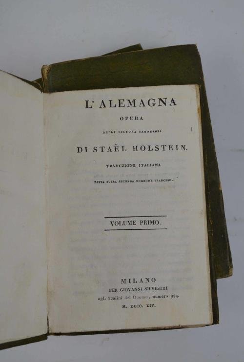 L'Alemagna… Traduzione italiana fatta sulla seconda edizione francese.
