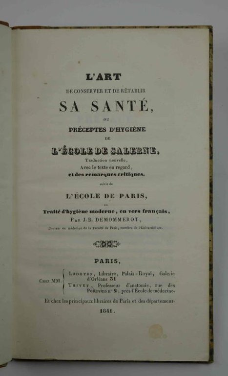 L'art de conserver et de rétablir sa santé, ou Préceptes … | Immagine Gallery 2