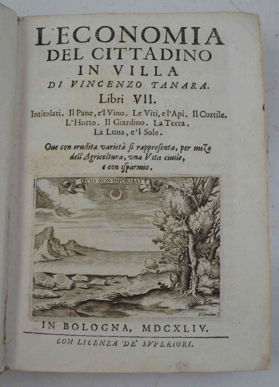 L'economia del cittadino in villa. Libri VII. Intitolati il Pane, … | Immagine Gallery 1