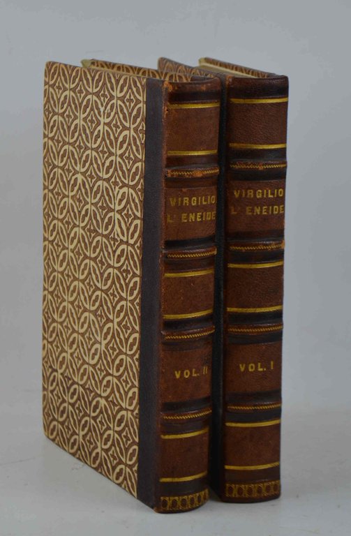 L'Eneide. Volgarizzata dal Comm. Annibal Caro. Col testo a piede e con l'ornamento di 54 ritratti e vignette.