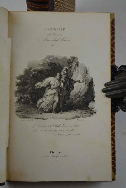 L'Eneide. Volgarizzata dal Comm. Annibal Caro. Col testo a piede …