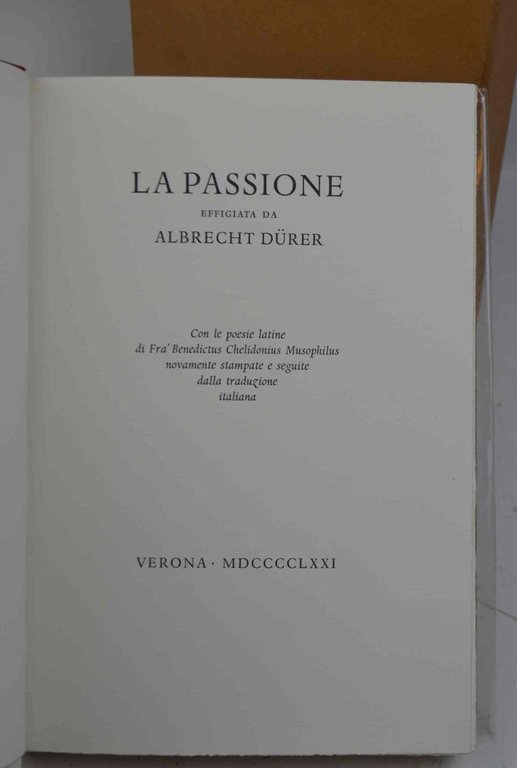 La passione effigiata da Albrecht Durer.