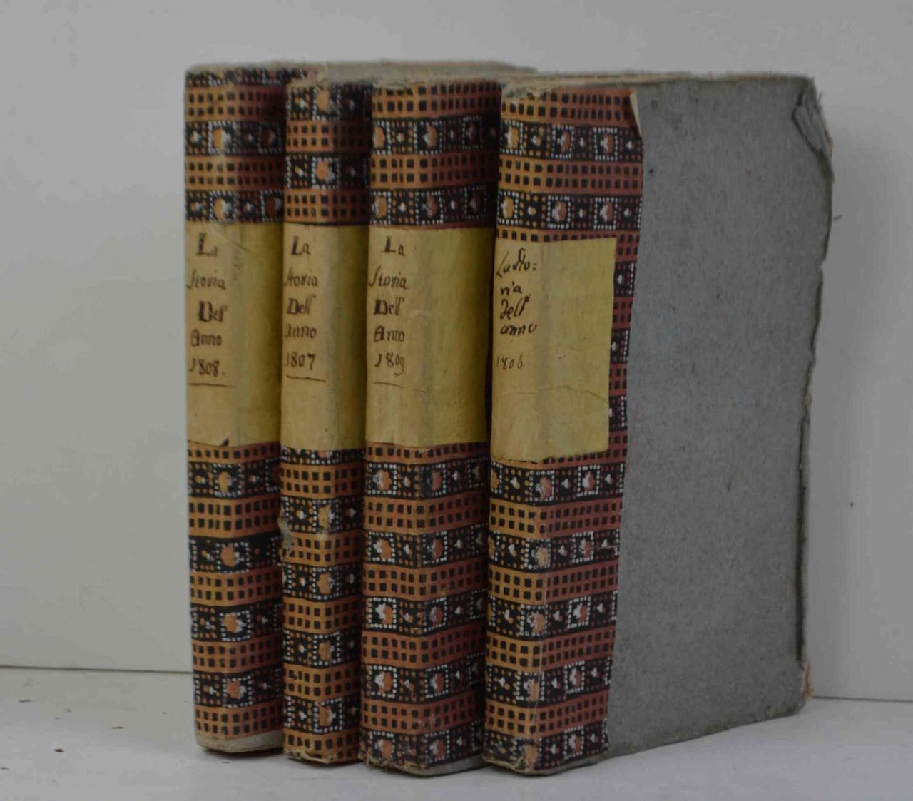 La storia dell'anno 1806, 1807, 1808, 1809.