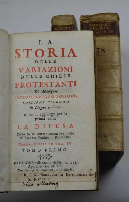 La storia delle variazioni delle chiese protestanti… Edizione seconda in …
