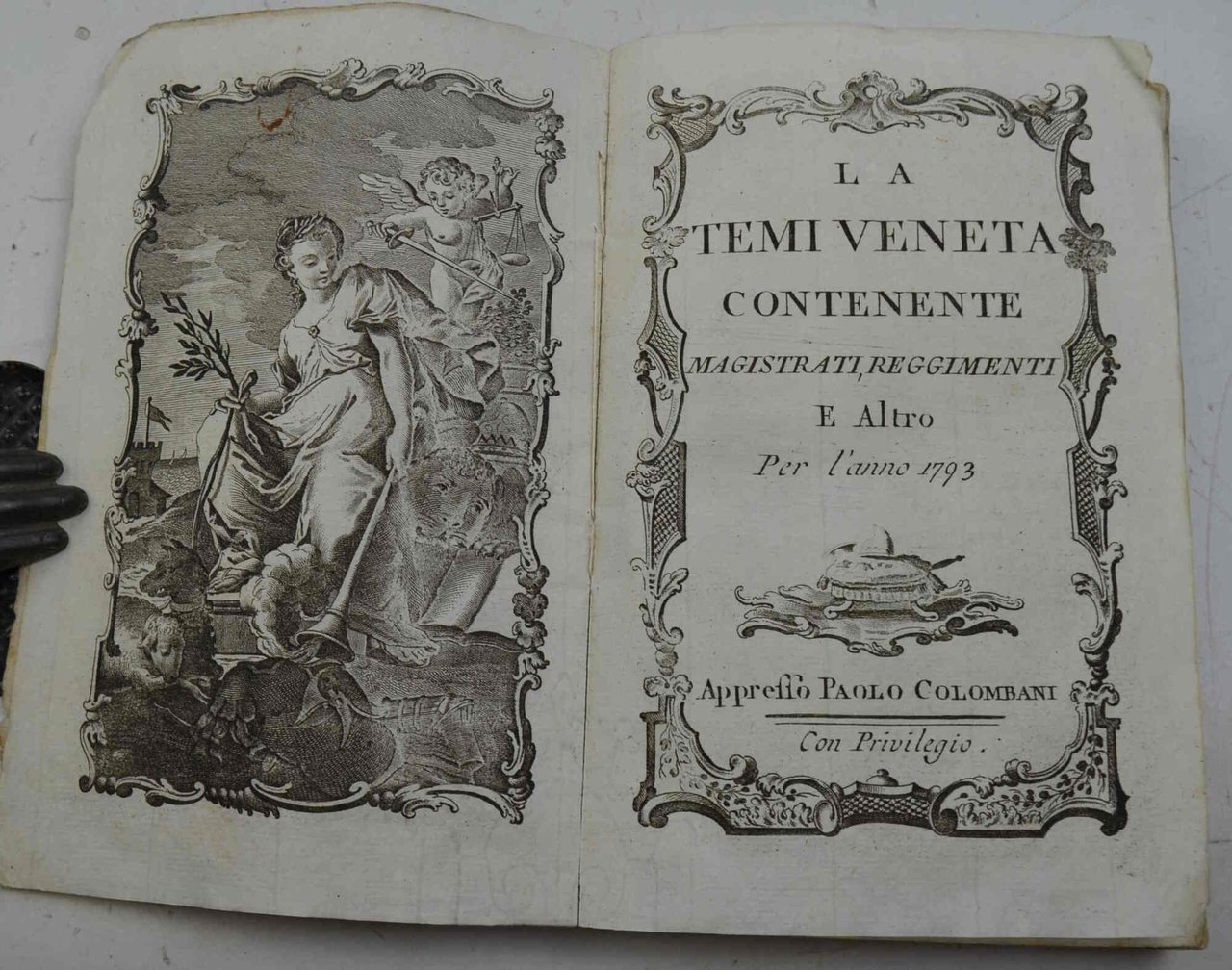 La Temi veneta contenente Magistrati, reggimenti e altro per l'anno …