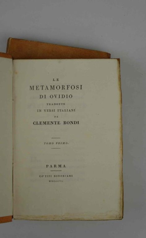 Le Metamorfosi di Ovidio, tradotte in versi italiani da Clemente …