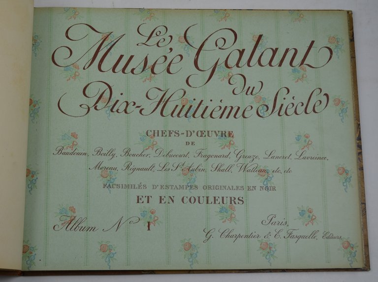 Le Musée galant du dix-huitième siècle.