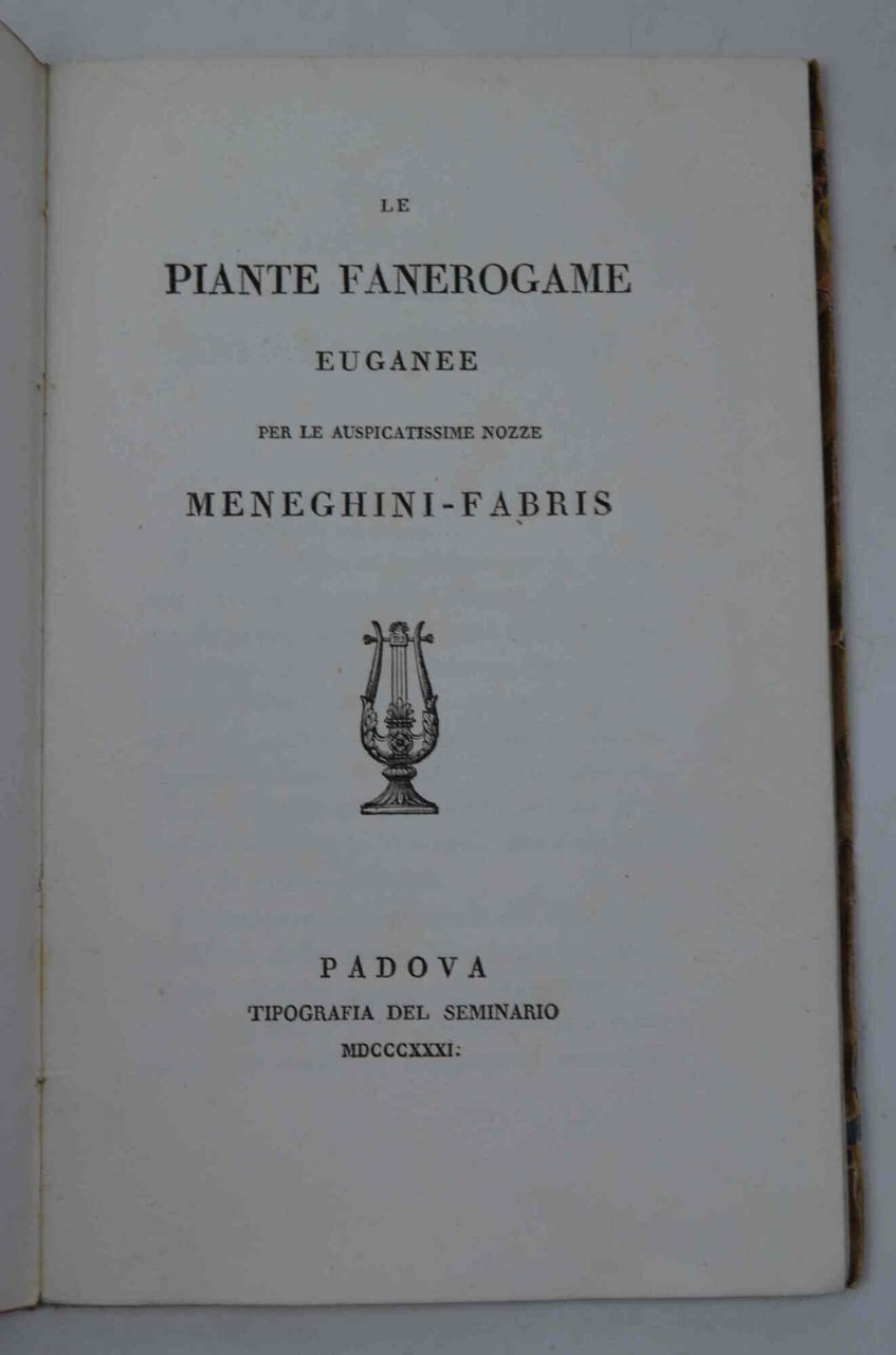 Le piante fanerogame euganee...