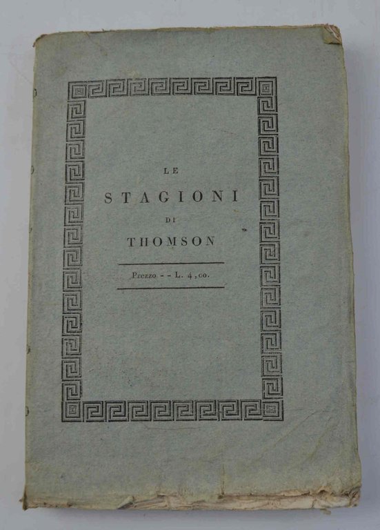 Le stagioni... recate in italiano da Michele Leoni.