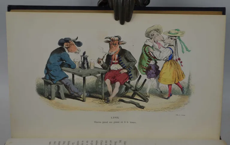 Les métamorphoses du jour par Grandville. Accompagnées d'un texte par …
