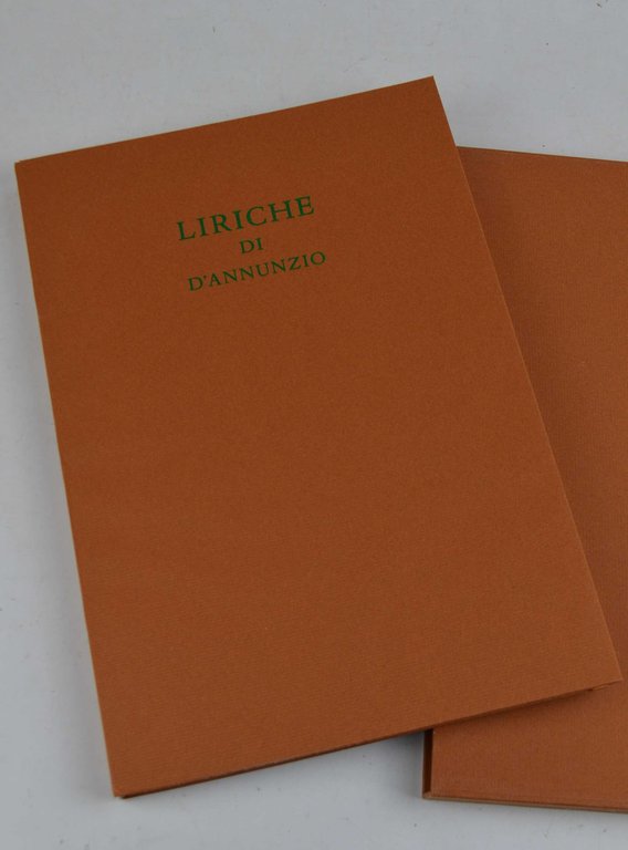 Liriche. Tratte dall'Alcione. Il terzo libro delle Laudi.