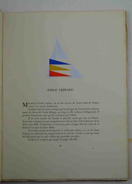 Livre d'or du yachting…