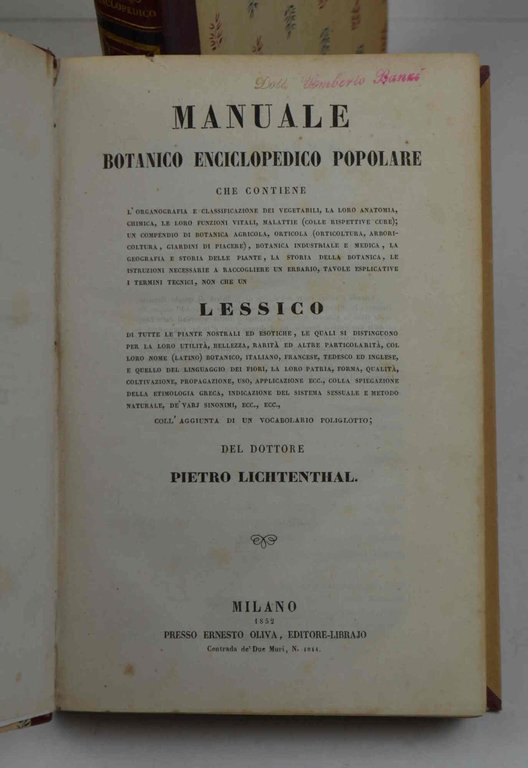 Manuale botanico enciclopedico popolare… | Immagine Gallery 2