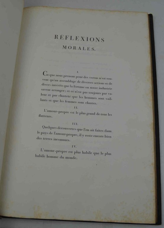 Maximes et Réflexions Morales...