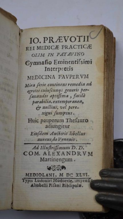 Medicina pauperum mira serie continens remedia ad ægrotos cuiuscumque generis … | Immagine Gallery 4