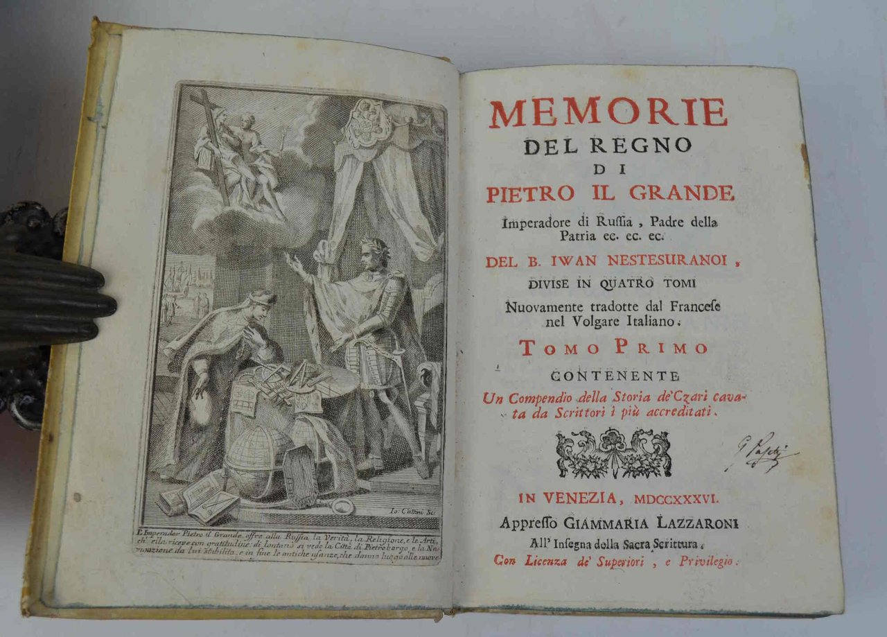 Memorie del Regno di Pietro il Grande, Imperadore di Russia, …