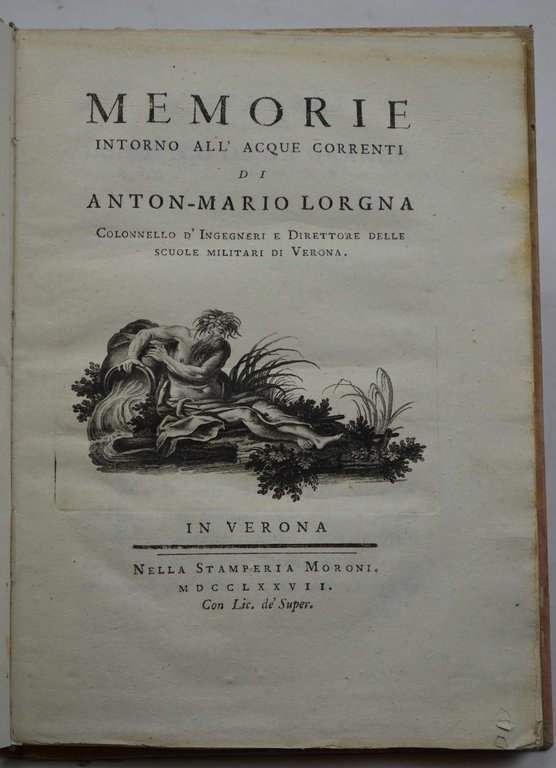 Memorie intorno all'acque correnti…