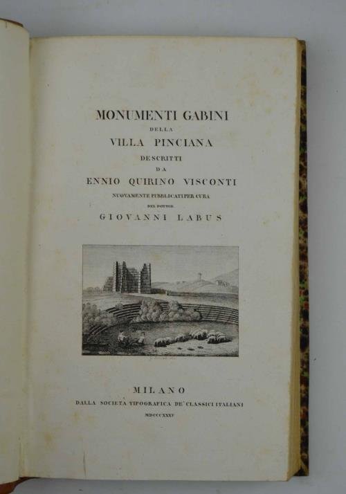 Monumenti Gabini della Villa Pinciana descritti. nuovamente pubblicati per cura …