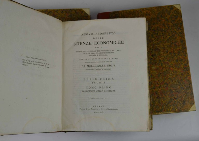 Nuovo prospetto delle scienze economiche, ossia somma totale delle idee … | Immagine Gallery 5