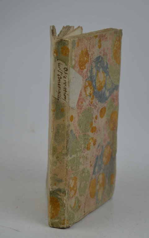 Observations sur le gouvernement et les loix des Etats-Unis d'Amerique…