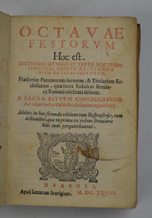 Octavae festorum hoc est. Lectiones secundi et tertii nocturni singulis … | Immagine Gallery 4