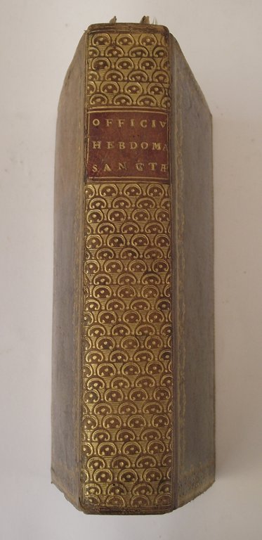 Officium hebdomadae sanctae secundum Missale et Breviarium Romanum…