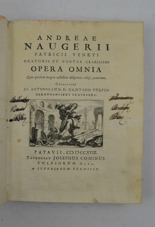 Opera omnia… curantibus Jo. Antonio et Cajetano Vulpiis… | Immagine Gallery 3