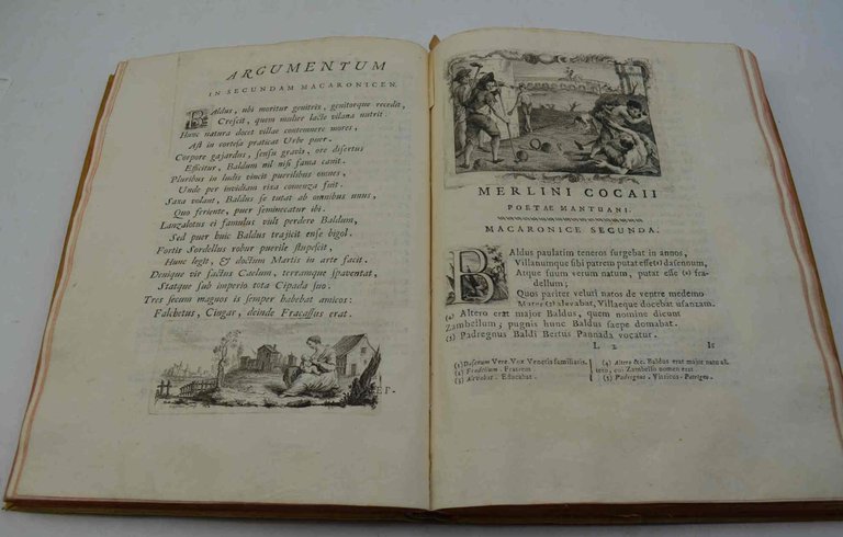 Opus macaronicarum notis illustratum, cui accessit vocabolarium vernaculum, etruscum, et …
