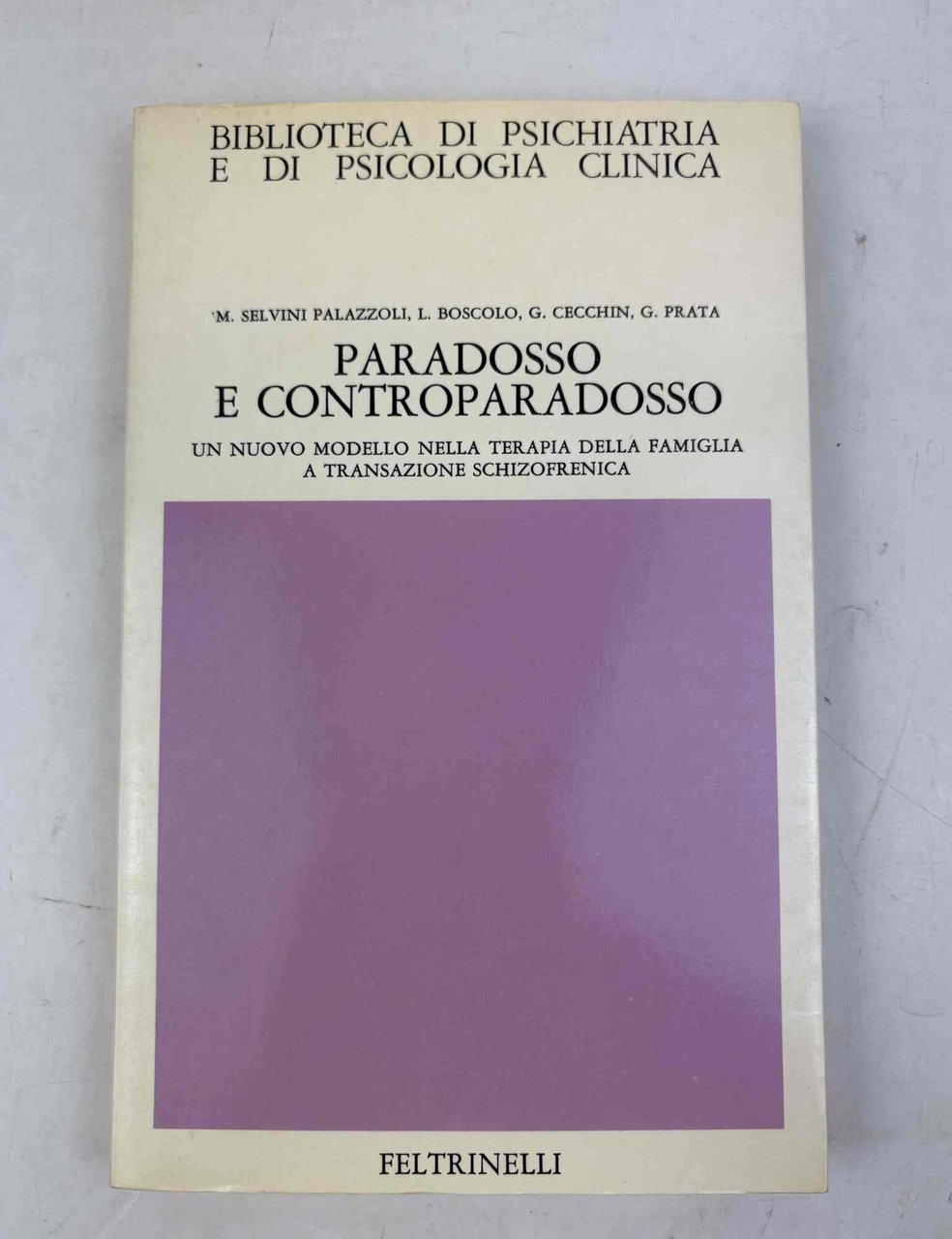 Paradosso e controparadosso. Un nuovo modello nella terapia della famiglia …