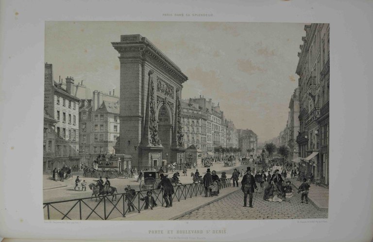 Paris dans sa splendeur. Monuments, vues, scènes historiques, descriptions et …