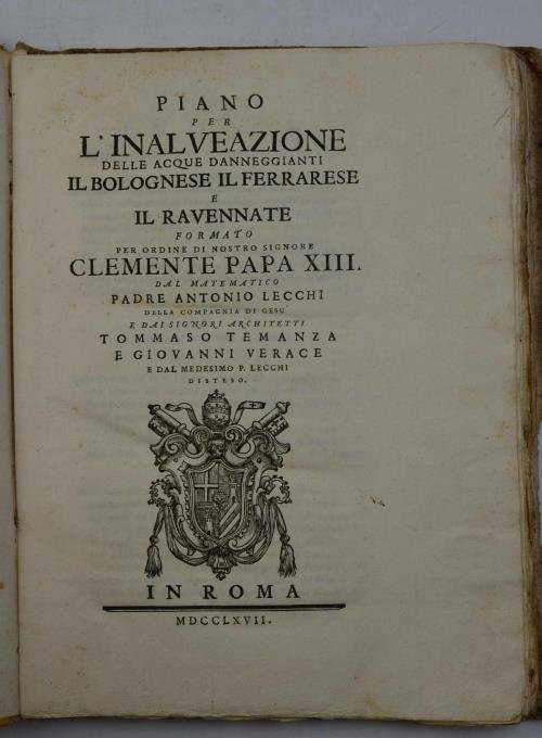 Piano per l’inalveazione delle acque danneggianti il Bolognese, il Ferrarese …