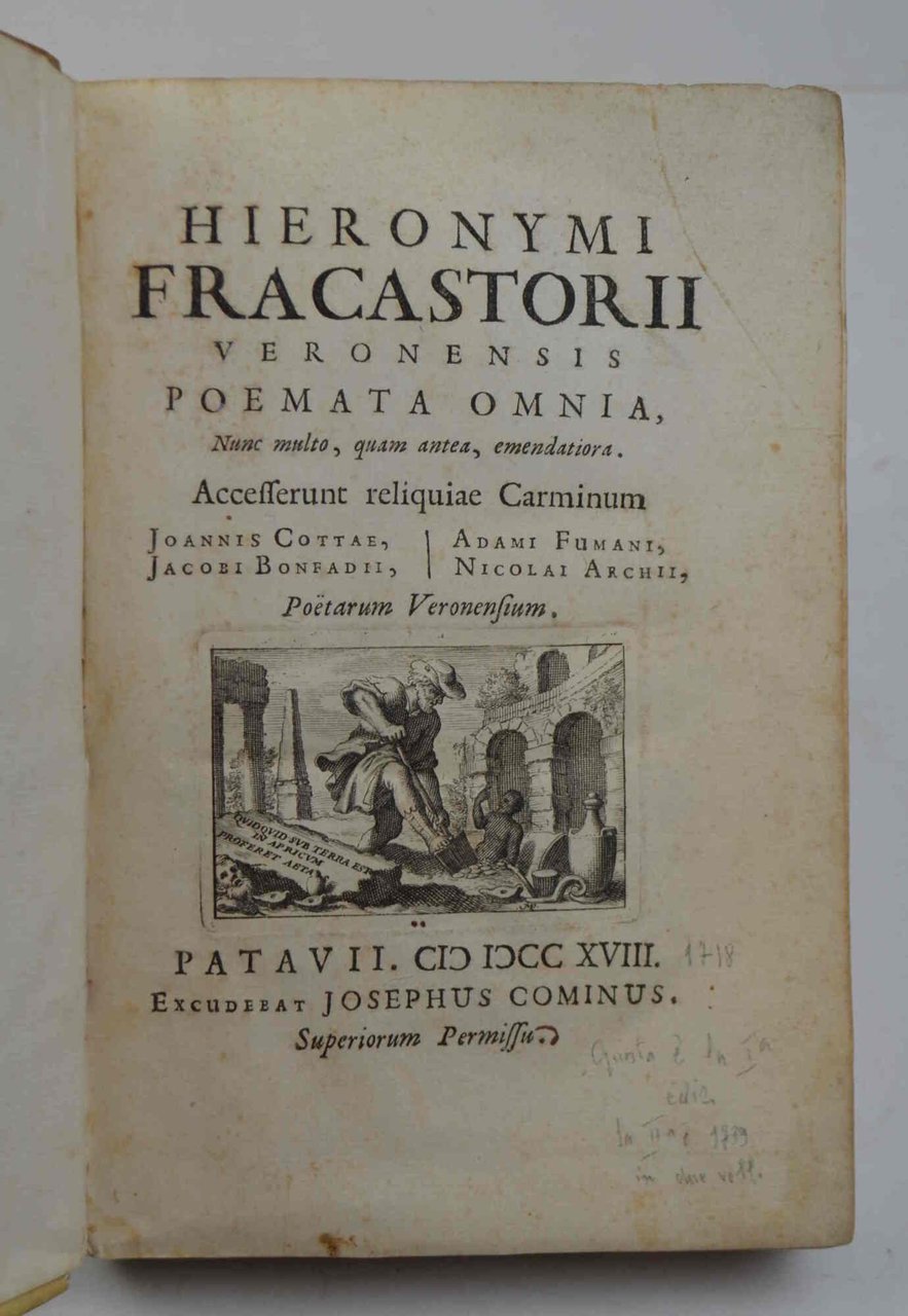 Poemata Omnia, nunc multo, quam antea, emendatoria. Accesserunt reliquiae Carminum … | Immagine principale