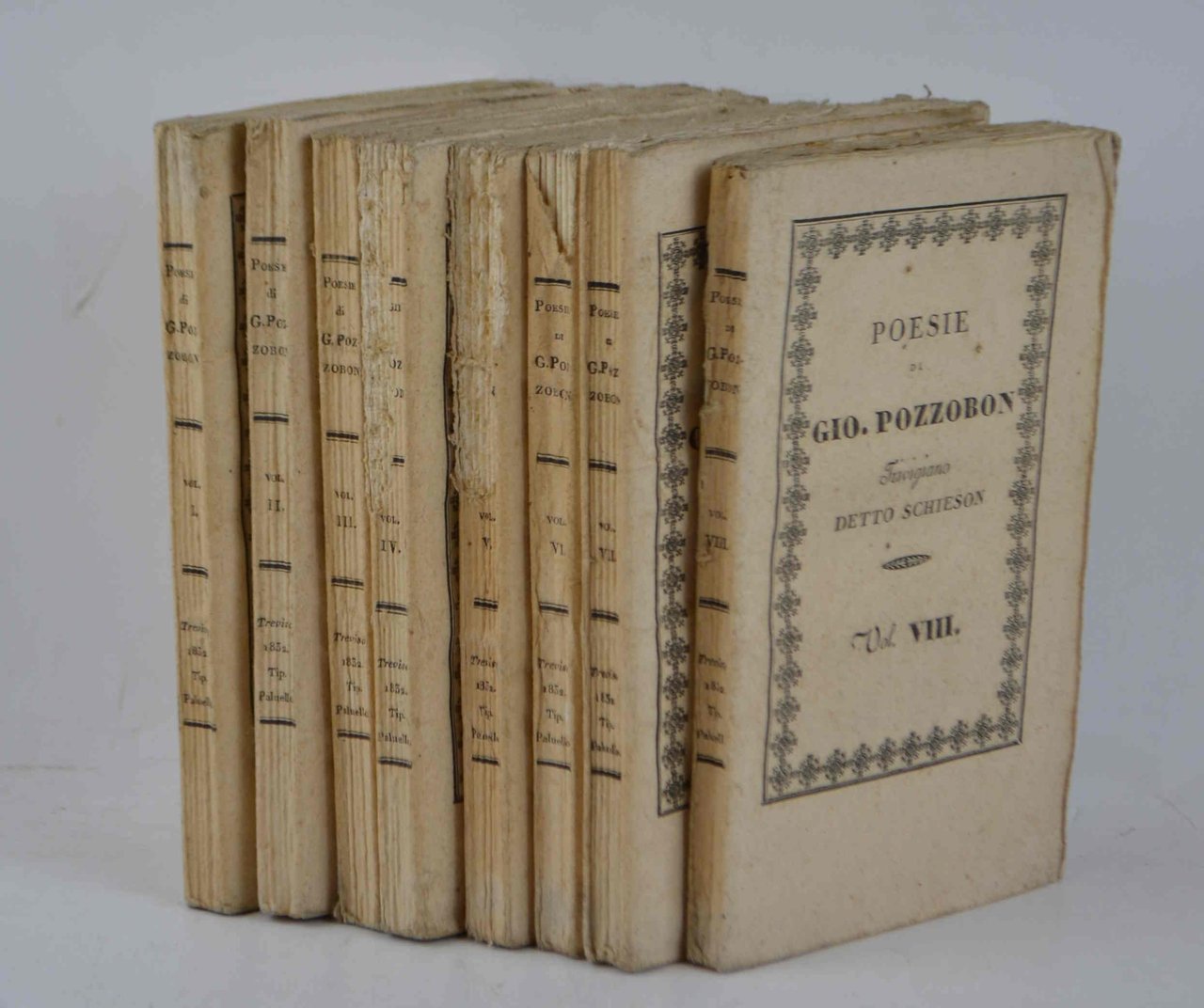 Poesie edite ed inedite di Giovanni Pozzobon trivigiano detto Schieson.