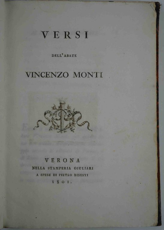 Poesie. Parte prima (-terza).