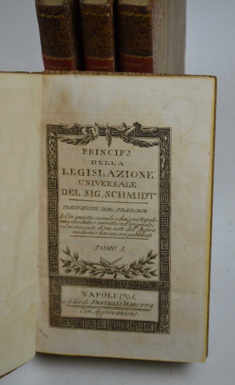 Principj della legislazione universale…