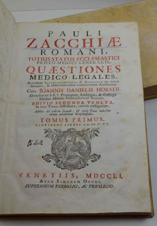 Quaestionum Medico-Legales. Accedunt Onterpolationes, et Auctaria ex novis inventis, et …