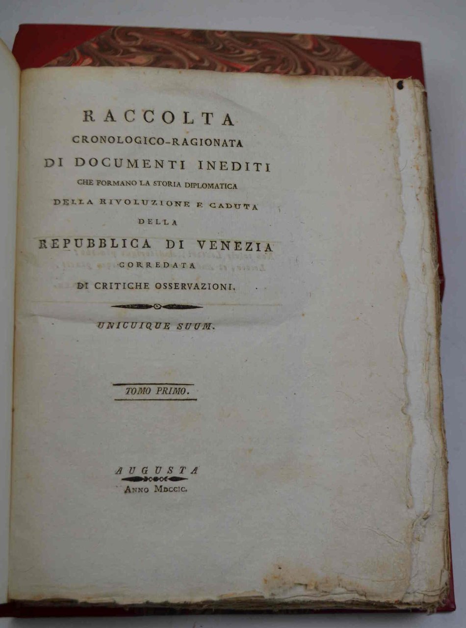 Raccolta cronologico-ragionata di documenti inediti che formano la storia diplomatica … | Immagine principale
