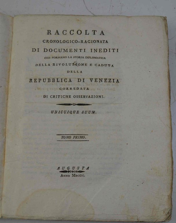Raccolta cronologico-ragionata di documenti inediti che formano la storia diplomatica … | Immagine Gallery 2