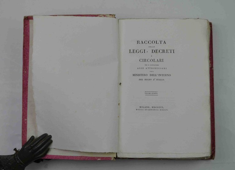 Raccolta delle leggi, decreti e circolari che si riferiscono alle …