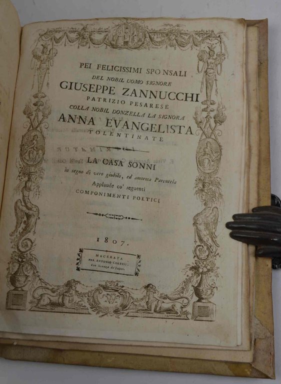 Raccolta di 108 pubblicazioni d'occasione d'interesse prevalentemente pesarese.
