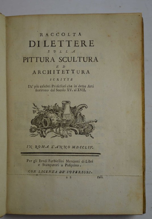 Raccolta di lettere sulla pittura scultura ed architettura scritte da' … | Immagine Gallery 4