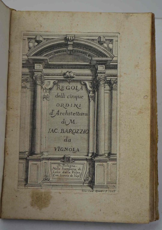 Regola delli cinque ordini d'architettura.
