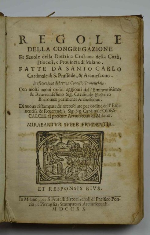 Regole della Congregazione et Scuole della Dottrina Cristiana della Città, … | Immagine Gallery 3