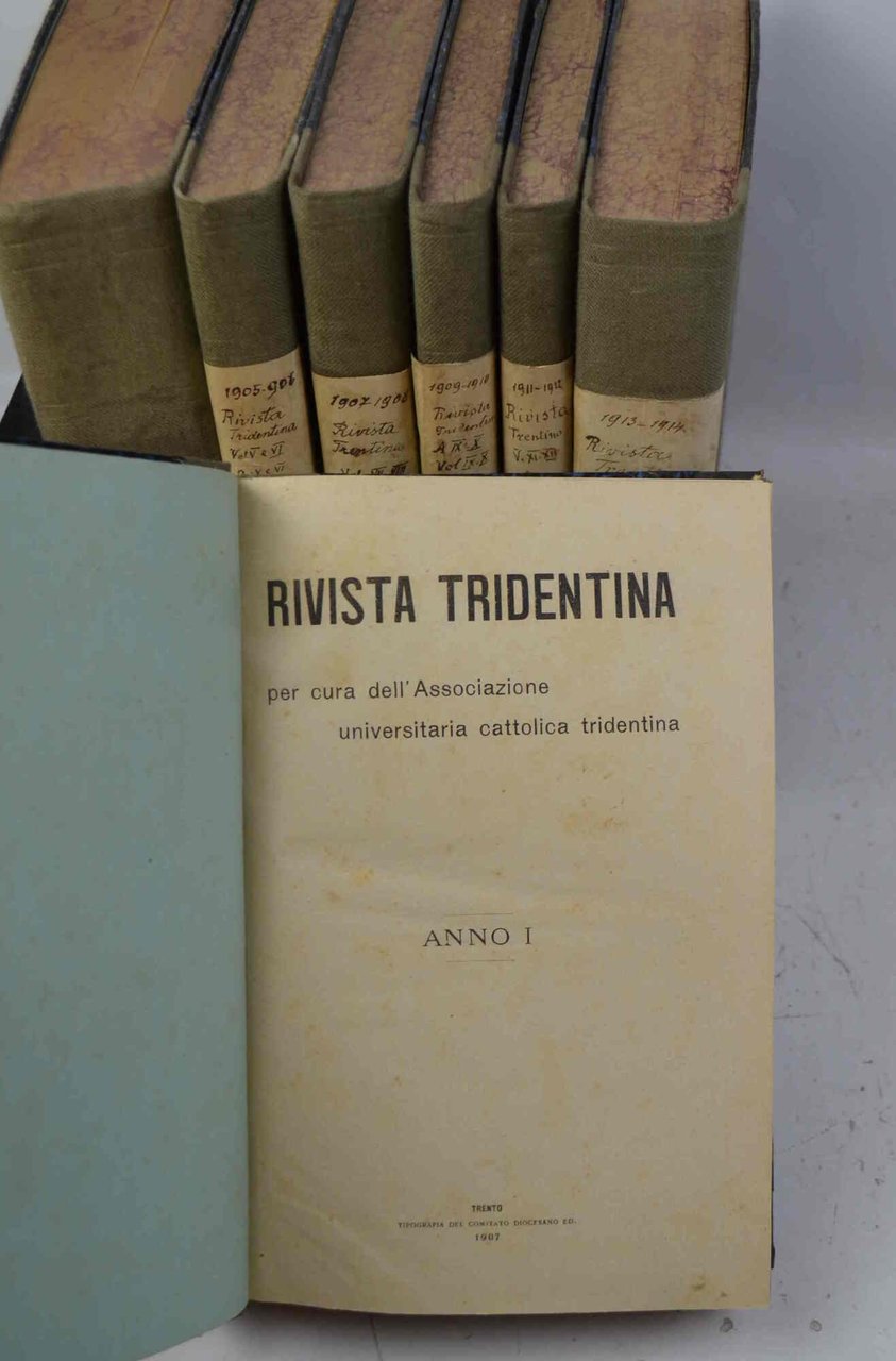 Rivista Tridentina per cura dell'Associazione universitaria cattolica trentina.