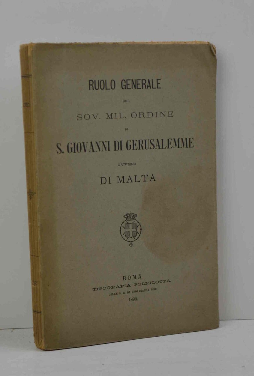 Ruolo generale del Sov. Mil. Ordine di S. Giovanni di … | Immagine principale