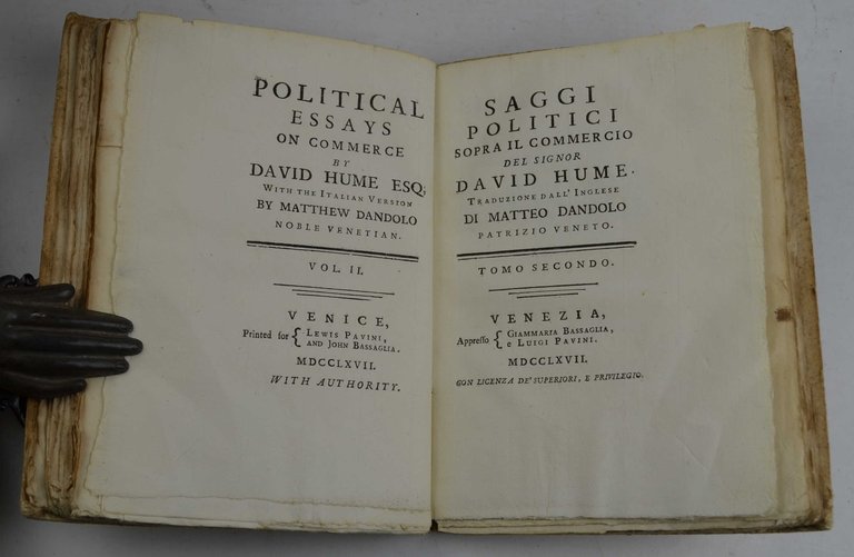 Saggi politici sopra il commercio… Traduzione dall'inglese di Matteo Dandolo … | Immagine Gallery 6