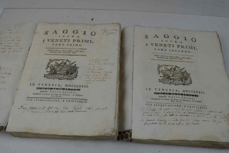 Saggio sopra i veneti primi.