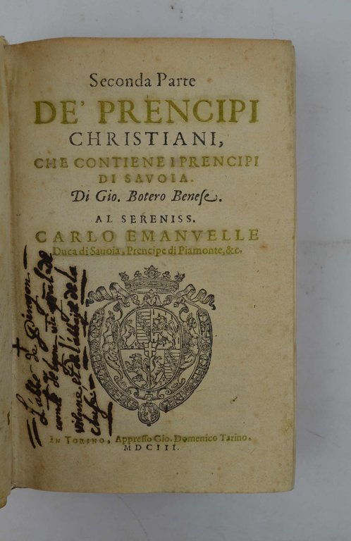 Seconda Parte de' Prencipi Christiani…
