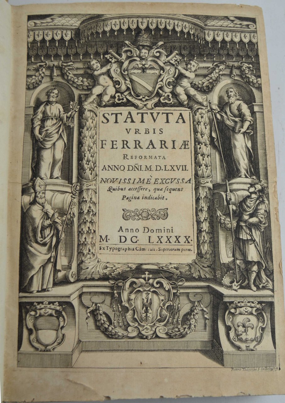 Statuta urbis Ferrariae reformata anno Dni. MDLXVII novissimè excussa…